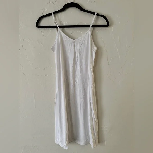 Adjustable White Slip Dress - Picture 3 of 8